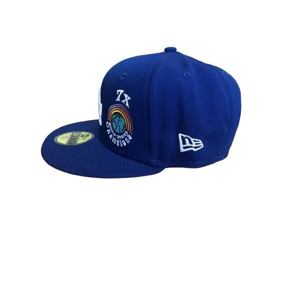 New Era Los Angeles Dodgers 59FIFTY Fitted Hat Cap Size 7 1/4 - Picture 3 of 5